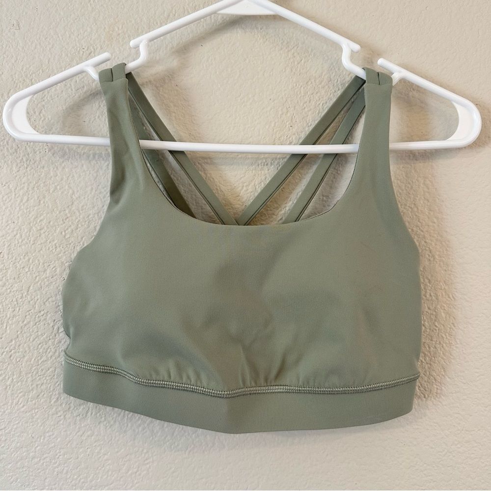 Lululemon Energy Bra (6) Sea Moss Green